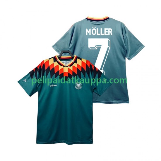 Saksa MOLLER 7 Retro Vieras Fanipelipaita (Miehet) 1994 Lyhythihainen