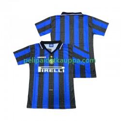 Inter Milan 1997 Retro Koti Fanipelipaita (Miehet) 1998 Lyhythihainen