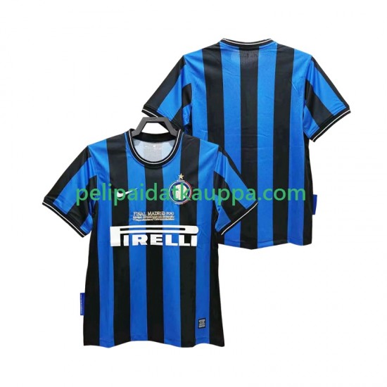 Inter Milan 2009 Retro Koti Fanipelipaita (Miehet) 2010 Lyhythihainen