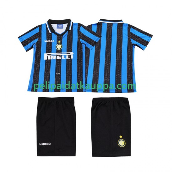 Inter Milan 1997 Retro Koti Fanipelipaita (Lasten) 1998 Lyhythihainen Inter Milan 1997 Retro Koti Fanipelipaita (Lasten) 1998 Lyhythihainen