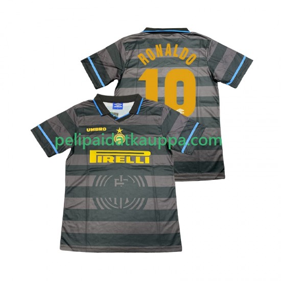 Inter Milan Ronaldo 10 1997 Retro Kolmas Fanipelipaita (Miehet) 1998 Lyhythihainen
