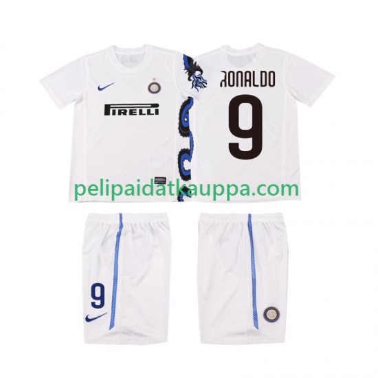 Inter Milan Ronaldo 9 Retro Vieras Fanipelipaita (Lasten) 2011 2010 Lyhythihainen