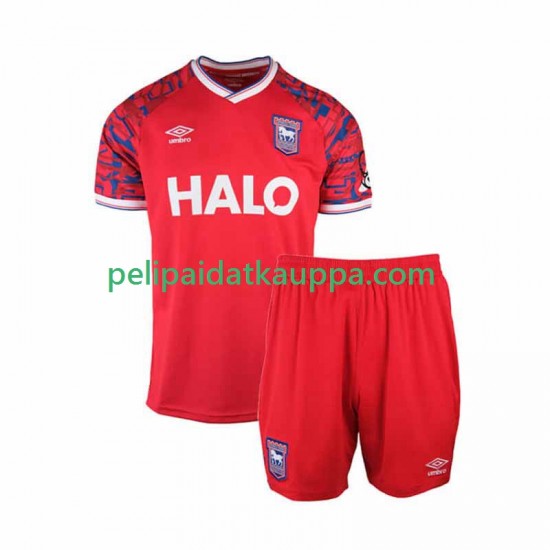 Ipswich Town Vieras Fanipelipaita (Lasten) 2025-2026 Lyhythihainen Ipswich Town Vieras Fanipelipaita (Lasten) 2025-2026 Lyhythihainen