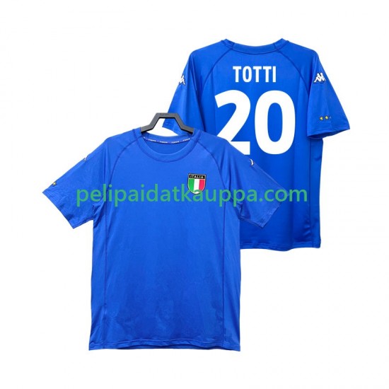 Italia Totti 20 2000 Retro Koti Fanipelipaita (Miehet) Lyhythihainen Italia Totti 20 2000 Retro Koti Fanipelipaita (Miehet) Lyhythihainen