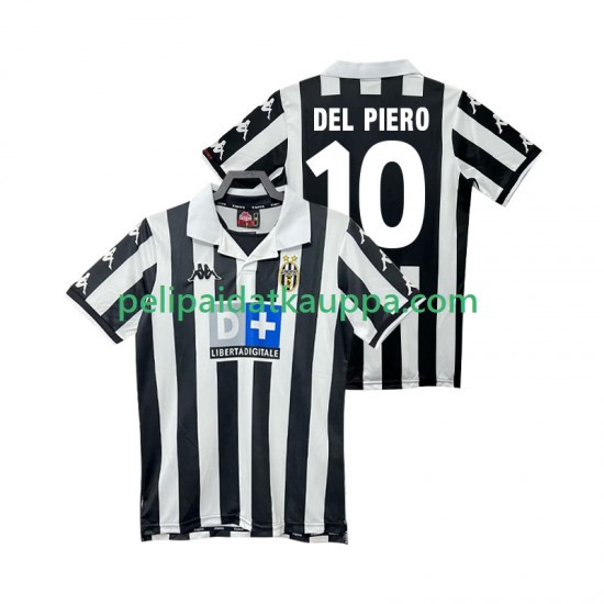 Juventus DEL PIERO 10 2000 Retro Koti Fanipelipaita (Miehet) 1999 Lyhythihainen