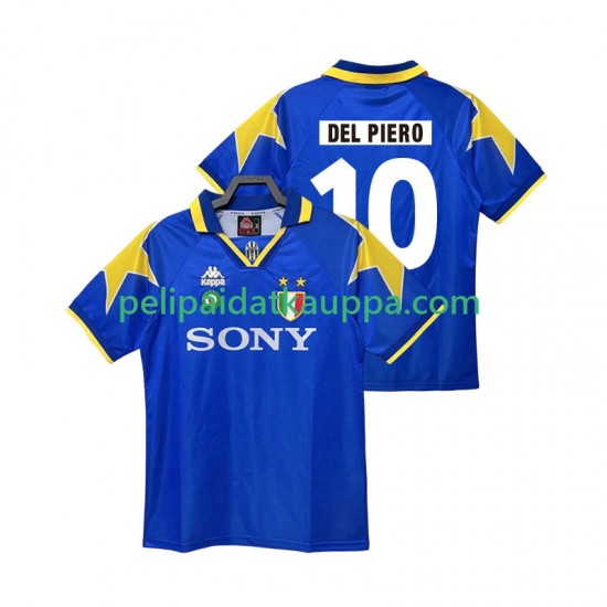 Juventus DEL PIERO 10 1995 1996 Retro Vieras Fanipelipaita (Miehet) Lyhythihainen