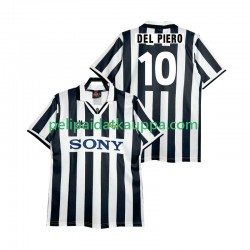 Juventus DEL PIERO 10 1995 1996 Retro Koti Fanipelipaita (Miehet) Lyhythihainen