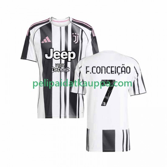 Juventus Francisco Conceicao 7 Koti Fanipelipaita (Miehet) 2025-2026 Lyhythihainen Juventus Francisco Conceicao 7 Koti Fanipelipaita (Miehet) 2025-2026 Lyhythihainen