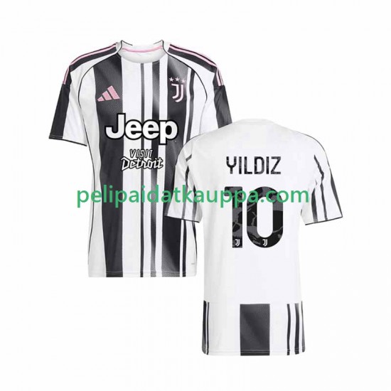 Juventus Kenan Yildiz 10 Koti Fanipelipaita (Miehet) 2025-2026 Lyhythihainen