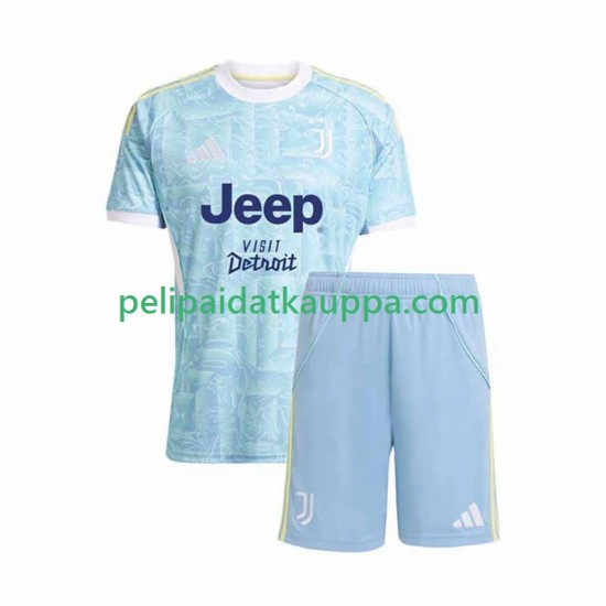 Juventus Vieras Fanipelipaita (Lasten) 2025-2026 Lyhythihainen Juventus Vieras Fanipelipaita (Lasten) 2025-2026 Lyhythihainen