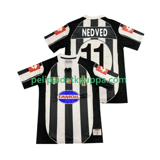 Juventus NEDVED 11 2003 Retro Koti Fanipelipaita (Miehet) 2002 Lyhythihainen