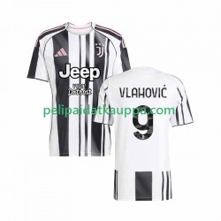 Juventus Vlahovic 9 Koti Fanipelipaita (Miehet) 2025-2026 Lyhythihainen