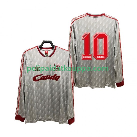Liverpool 10 1989 1991 Retro Vieras Fanipelipaita (Miehet) Pitkähihainen Liverpool 10 1989 1991 Retro Vieras Fanipelipaita (Miehet) Pitkähihainen