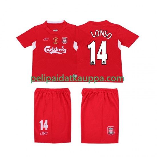 Liverpool ALONSO 14 LWP 2005 Retro Koti Fanipelipaita (Miehet) 2004 Lyhythihainen Liverpool ALONSO 14 LWP 2005 Retro Koti Fanipelipaita (Miehet) 2004 Lyhythihainen