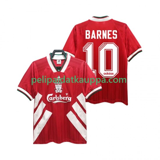 Liverpool BARNES 10 1993 1995 Retro Koti Fanipelipaita (Miehet) Lyhythihainen Liverpool BARNES 10 1993 1995 Retro Koti Fanipelipaita (Miehet) Lyhythihainen