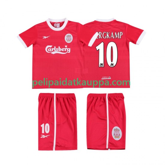 Liverpool BERGKAMP 10 LWP 1997 Retro Koti Fanipelipaita (Lasten) 1998 Lyhythihainen