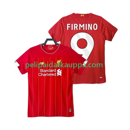 Liverpool FIRMINO 9 2019 2020 Retro Koti Fanipelipaita (Miehet) Lyhythihainen