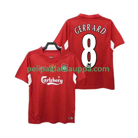 Liverpool GERRARD 8 2005 Retro Koti Fanipelipaita (Miehet) 2004 Lyhythihainen Liverpool GERRARD 8 2005 Retro Koti Fanipelipaita (Miehet) 2004 Lyhythihainen
