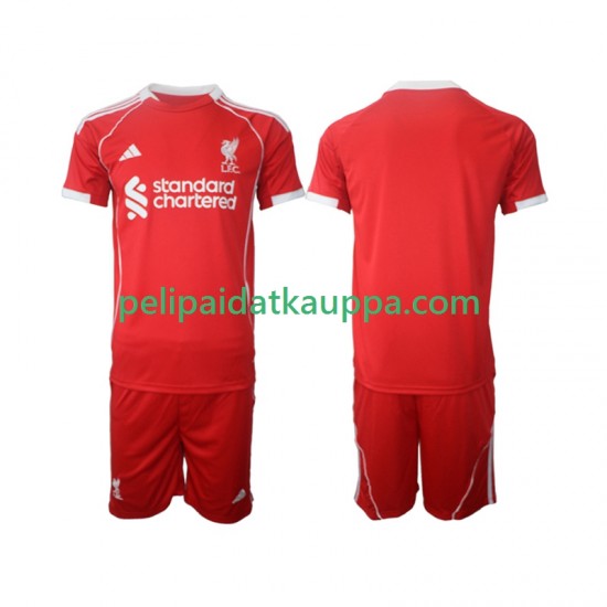 Liverpool Koti Fanipelipaita (Lasten) 2025-2026 Lyhythihainen Liverpool Koti Fanipelipaita (Lasten) 2025-2026 Lyhythihainen