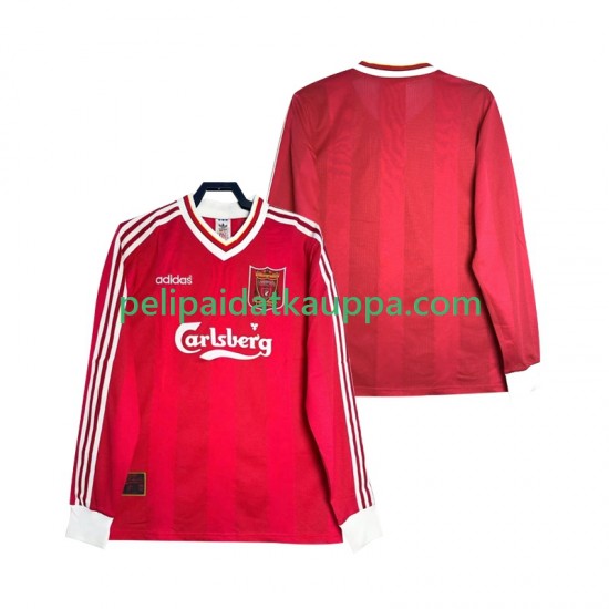 Liverpool 1995 1996 Retro Koti Fanipelipaita (Miehet) Pitkähihainen Liverpool 1995 1996 Retro Koti Fanipelipaita (Miehet) Pitkähihainen
