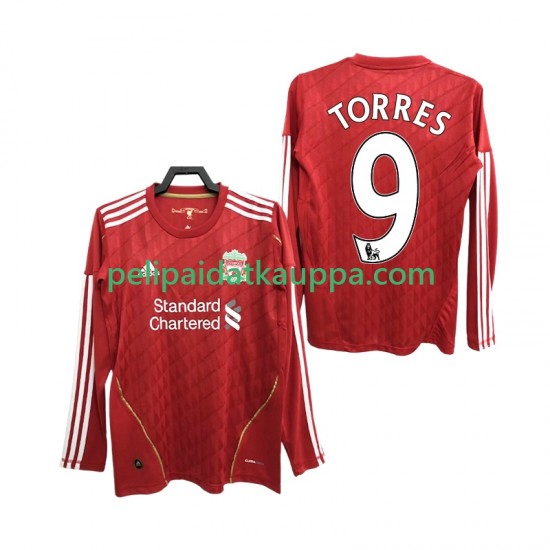 Liverpool Torres 9 2012 Retro Koti Fanipelipaita (Miehet) 2010 Pitkähihainen