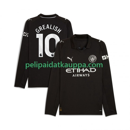 Manchester City Jack Grealish 10 Vieras Fanipelipaita (Miehet) 2025-2026 Pitkähihainen Manchester City Jack Grealish 10 Vieras Fanipelipaita (Miehet) 2025-2026 Pitkähihainen