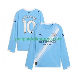Manchester City Jack Grealish 10 Koti Fanipelipaita (Miehet) 2025-2026 Pitkähihainen