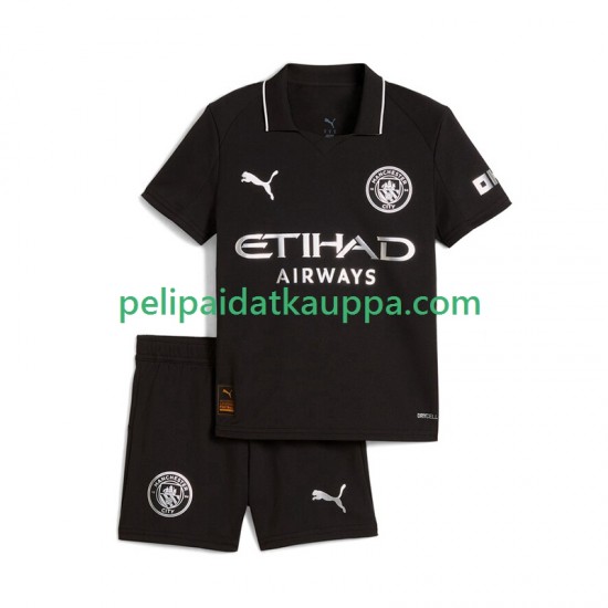Manchester City Vieras Fanipelipaita (Lasten) 2025-2026 Lyhythihainen