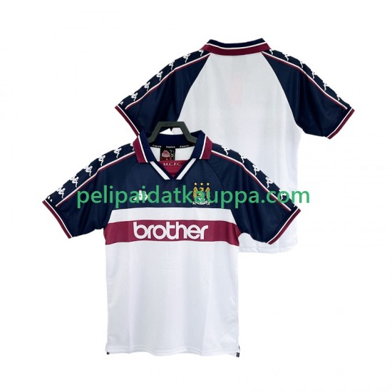 Manchester City 1997 Retro Vieras Fanipelipaita (Miehet) 1998 Lyhythihainen Manchester City 1997 Retro Vieras Fanipelipaita (Miehet) 1998 Lyhythihainen