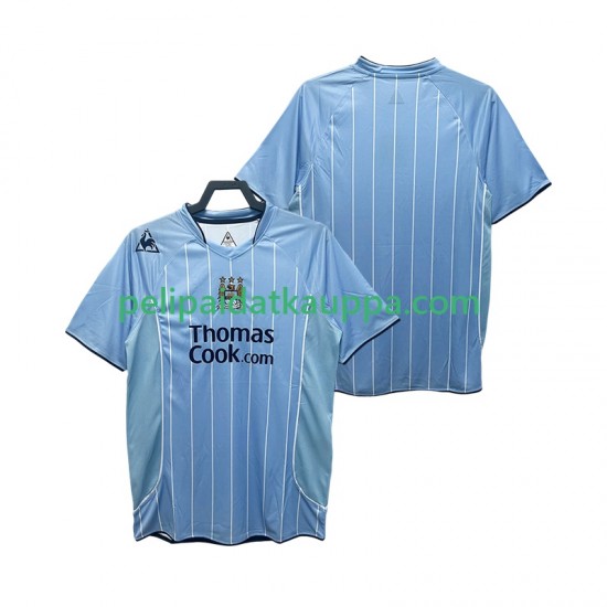 Manchester City 2007 Retro Koti Fanipelipaita (Miehet) 2008 Lyhythihainen Manchester City 2007 Retro Koti Fanipelipaita (Miehet) 2008 Lyhythihainen