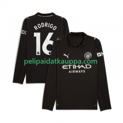Manchester City Rodrigo Hernandez 16 Vieras Fanipelipaita (Miehet) 2025-2026 Pitkähihainen