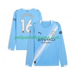 Manchester City Rodrigo Hernandez 16 Koti Fanipelipaita (Miehet) 2025-2026 Pitkähihainen