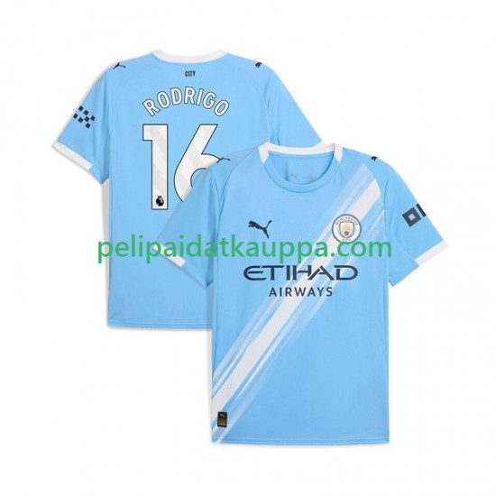 Manchester City Rodrigo Hernandez 16 Koti Fanipelipaita (Miehet) 2025-2026 Lyhythihainen Manchester City Rodrigo Hernandez 16 Koti Fanipelipaita (Miehet) 2025-2026 Lyhythihainen