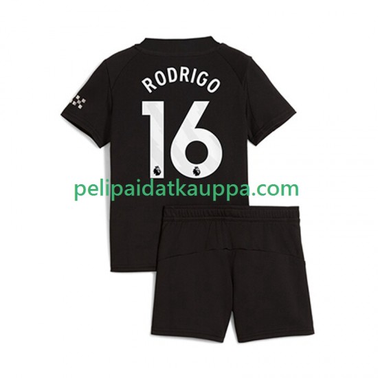 Manchester City Rodrigo Hernandez 16 Vieras Fanipelipaita (Lasten) 2025-2026 Lyhythihainen