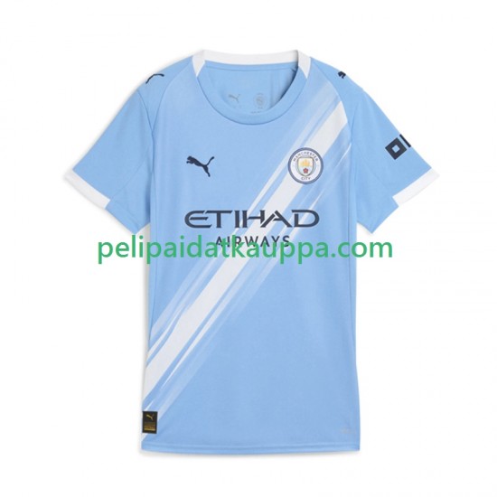 Manchester City Koti Fanipelipaita (Naiset) 2025-2026 Lyhythihainen