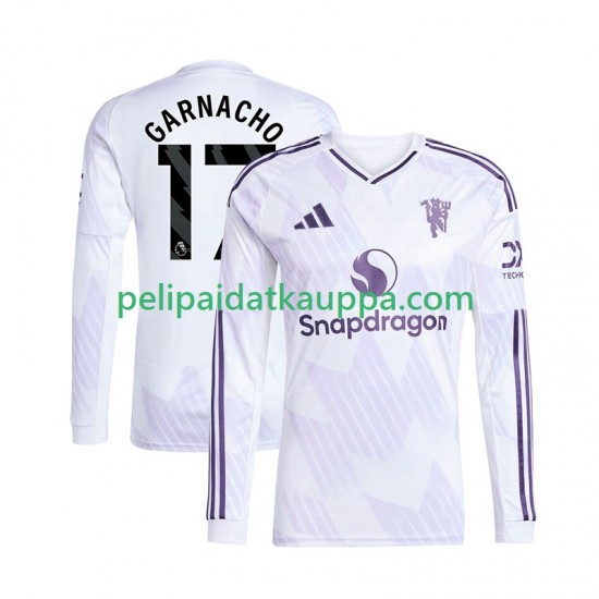 Manchester United Alejandro Garnacho 17 Vieras Fanipelipaita (Miehet) 2025-2026 Pitkähihainen