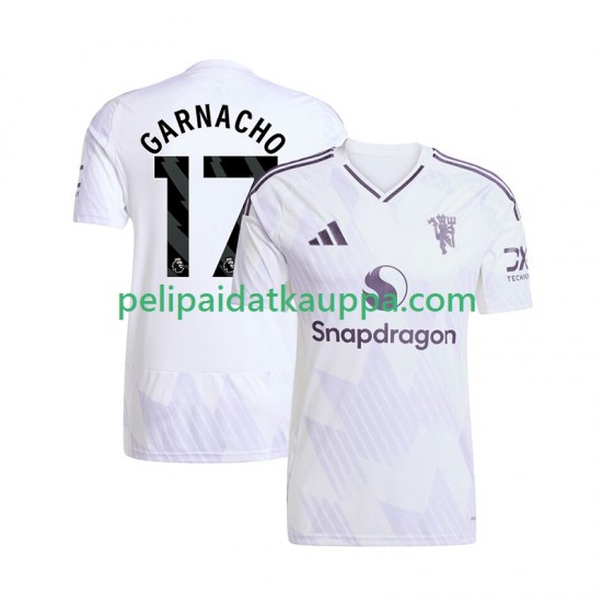 Manchester United Alejandro Garnacho 17 Vieras Fanipelipaita (Miehet) 2025-2026 Lyhythihainen Manchester United Alejandro Garnacho 17 Vieras Fanipelipaita (Miehet) 2025-2026 Lyhythihainen
