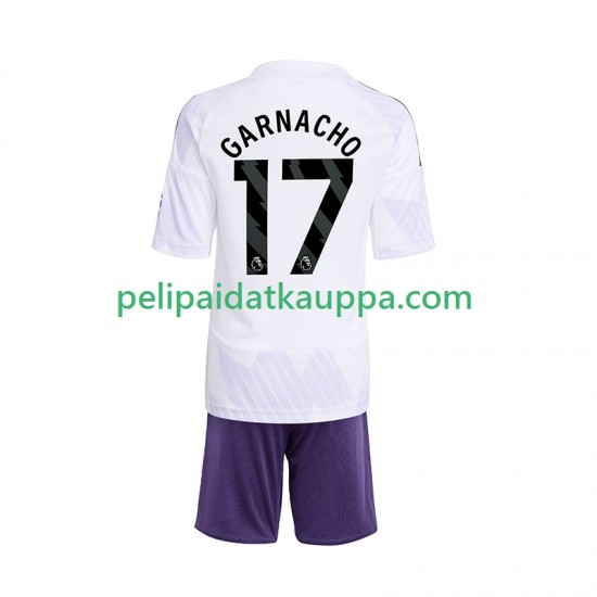 Manchester United Alejandro Garnacho 17 Vieras Fanipelipaita (Lasten) 2025-2026 Lyhythihainen