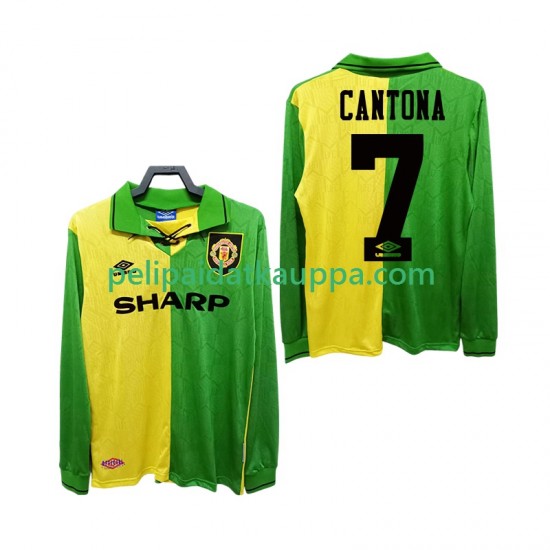 Manchester United CANTONA 7 1992 Retro Vieras Fanipelipaita (Miehet) 1994 Pitkähihainen Manchester United CANTONA 7 1992 Retro Vieras Fanipelipaita (Miehet) 1994 Pitkähihainen