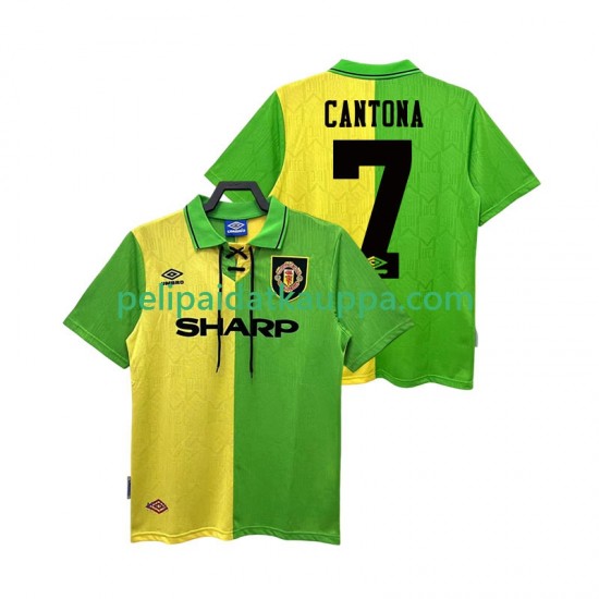 Manchester United CANTONA 7 1992 Retro Vieras Fanipelipaita (Miehet) 1994 Lyhythihainen
