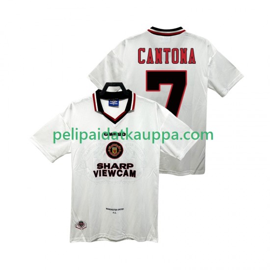 Manchester United CANTONA 7 1996 1997 Retro Vieras Fanipelipaita (Miehet) Lyhythihainen