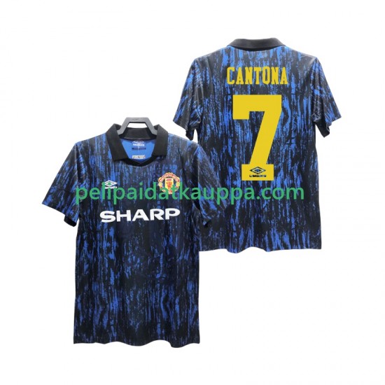 Manchester United CANTONA 7 1993 Retro Koti Fanipelipaita (Miehet) Lyhythihainen Manchester United CANTONA 7 1993 Retro Koti Fanipelipaita (Miehet) Lyhythihainen