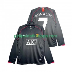 Manchester United Critstiano Ronaldo 7 2007 Retro Vieras Fanipelipaita (Miehet) 2008 Pitkähihainen