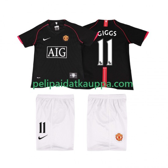 Manchester United GIGGS 11 2007 Retro Vieras Fanipelipaita (Lasten) 2008 Lyhythihainen