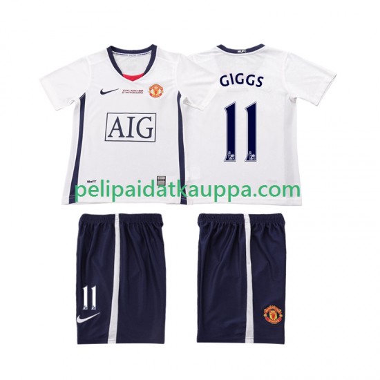 Manchester United GIGGS 11 Champions League 2009 Retro Vieras Fanipelipaita (Lasten) 2008 Lyhythihainen Manchester United GIGGS 11 Champions League 2009 Retro Vieras Fanipelipaita (Lasten) 2008 Lyhythihainen