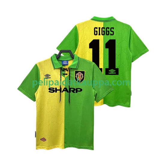 Manchester United GIGGS 11 1992 Retro Vieras Fanipelipaita (Miehet) 1994 Lyhythihainen Manchester United GIGGS 11 1992 Retro Vieras Fanipelipaita (Miehet) 1994 Lyhythihainen