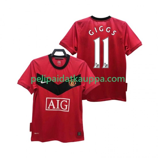 Manchester United GIGGS 11 2009 Retro Koti Fanipelipaita (Miehet) 2010 Lyhythihainen Manchester United GIGGS 11 2009 Retro Koti Fanipelipaita (Miehet) 2010 Lyhythihainen