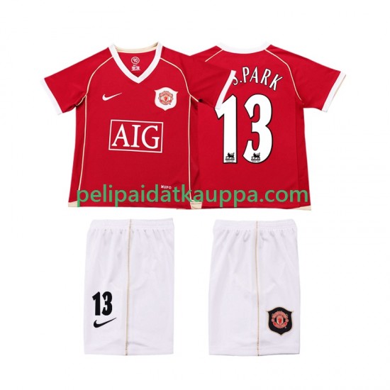 Manchester United J.S.PARK 13 2007 Retro Koti Fanipelipaita (Lasten) 2006 Lyhythihainen