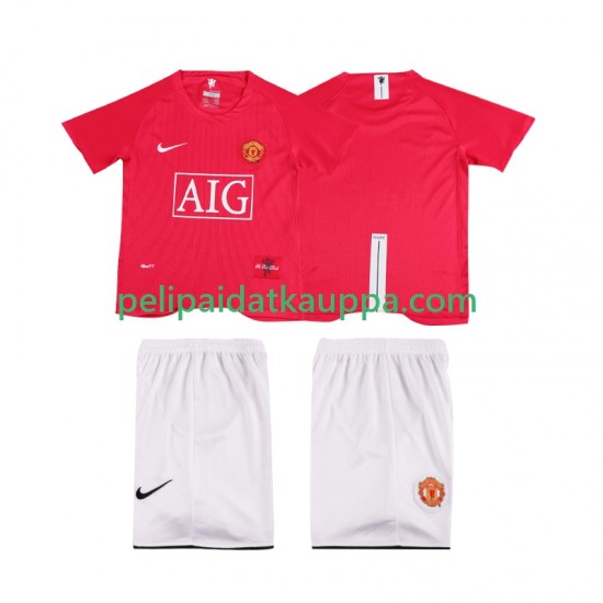 Manchester United Premier League 2007 Retro Koti Fanipelipaita (Lasten) 2008 Lyhythihainen Manchester United Premier League 2007 Retro Koti Fanipelipaita (Lasten) 2008 Lyhythihainen