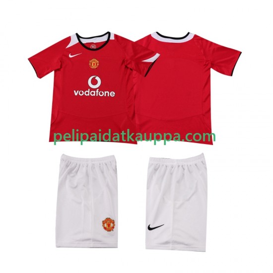 Manchester United 2005 Retro Koti Fanipelipaita (Lasten) 2006 Lyhythihainen Manchester United 2005 Retro Koti Fanipelipaita (Lasten) 2006 Lyhythihainen